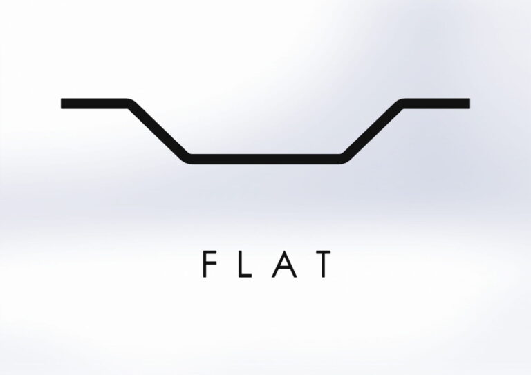 Drawing of a Flat disc flat