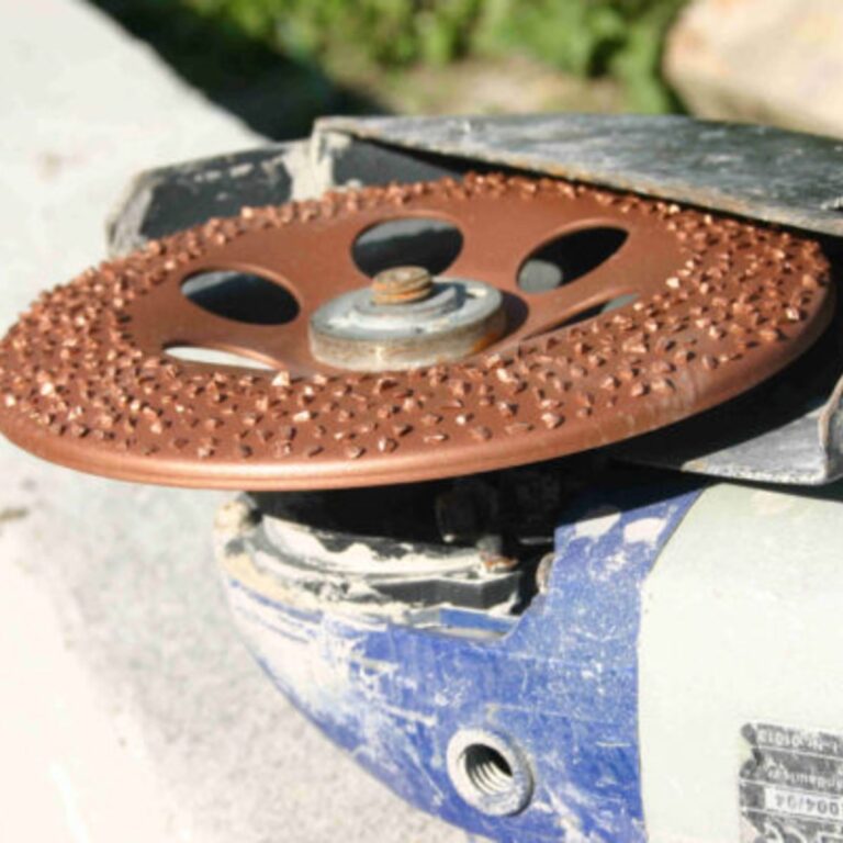 Carbide flat disc round coarse grit